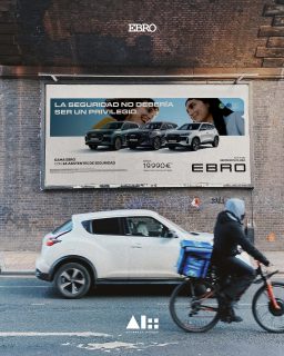 Del briefing al skyline: imágenes que ahora ocupan calles enteras por toda España.🏙️💥

Gracias @forasters.studio y @ebroauto_es por llevar nuestras creaciones de gran formato por todo el país.

#OutOfHome #PublicidadExterior #GranFormato #Lonas #OPIs #Vallas #España #ArtDirection #IACreativa #VisualAI #AIgency